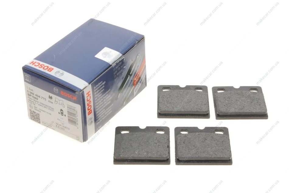 <strong>Колодки гальмівні дискові BOSCH 0986494775 (фото 1)</strong>