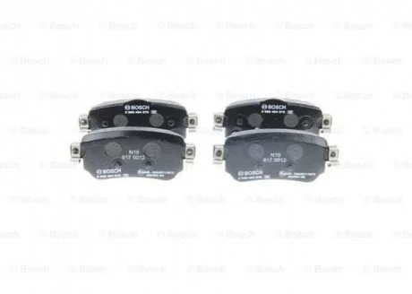 Колодки гальмівні дискові для Nissan, Renault BOSCH 0986494816 фото товару