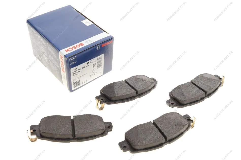 <strong>Колодки гальмівні дискові BOSCH 0986494832 (фото 1)</strong>