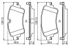 Колодки гальмівні дискові BOSCH 0986494833 (фото 2)