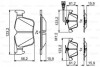 VW Колодки торм. зад. AUDI A3 17- BOSCH 0986494835 (фото 1)