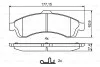 <strong>Гальмівні колодки, дискові BOSCH 0986494854 (фото 1)</strong>