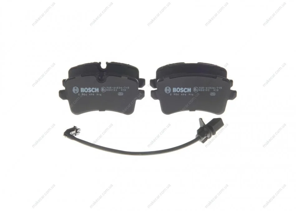 <strong>Гальмівні колодки дискові BOSCH 0986494916 (фото 1)</strong>