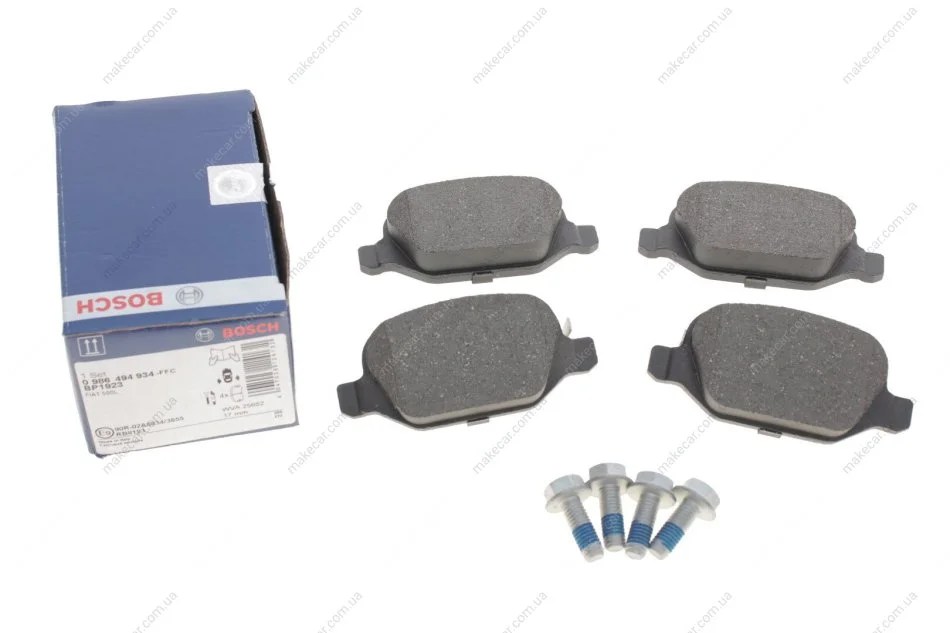 <strong>Колодки гальмівні дискові BOSCH 0 986 494 934 (фото 1)</strong>