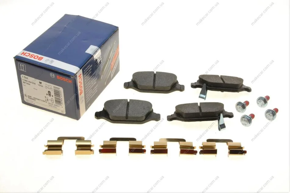 <strong>Колодки гальмівні дискові BOSCH 0 986 494 935 (фото 1)</strong>