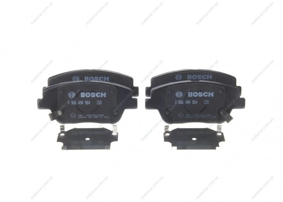 <strong>Гальмівні колодки дискові BOSCH 0986494984 (фото 1)</strong>