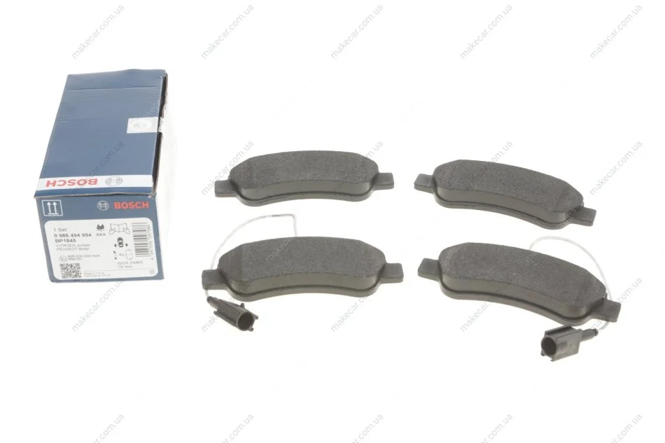 <strong>Колодки гальмівні дискові BOSCH 0986494994 (фото 1)</strong>