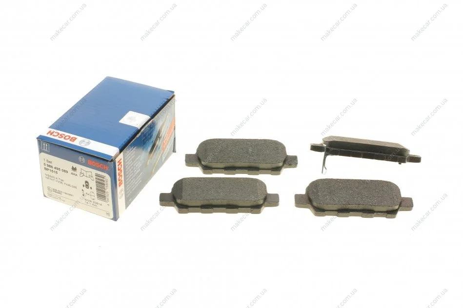 <strong>Гальмівні колодки дискові BOSCH 0986495089 (фото 1)</strong>