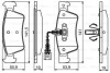 Колодки тормозные дисковые BOSCH 0 986 495 115 (фото 1)