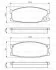 <strong>MITSUBISHI К-т тормозных колодок передних Canter BOSCH 0986495130 (фото 1)</strong>