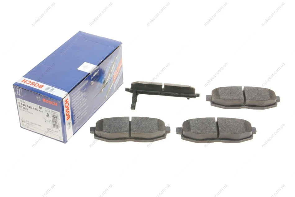 <strong>Колодки гальмівні дискові BOSCH 0 986 495 135 (фото 1)</strong>