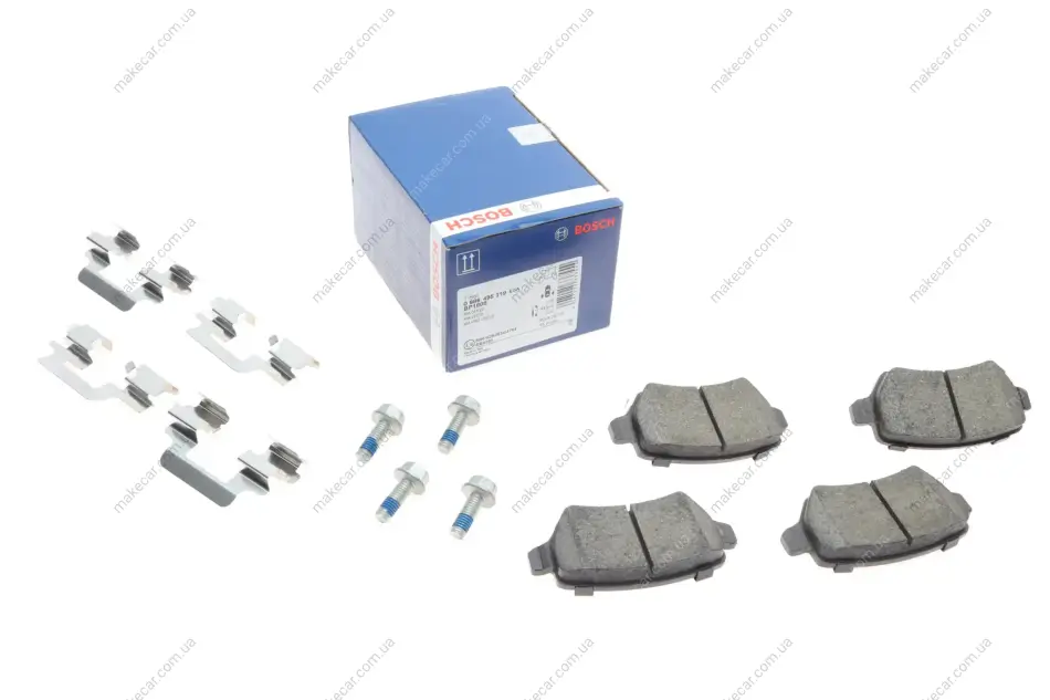 <strong>Комплект гальмівних колодок, дискове гальмо BOSCH 0986495319 (фото 1)</strong>