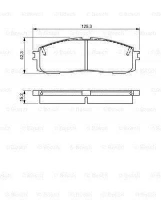 <strong>TOYOTA Тормозные колодки передн.Lexus RX 09- BOSCH 0986495330 (фото 1)</strong>