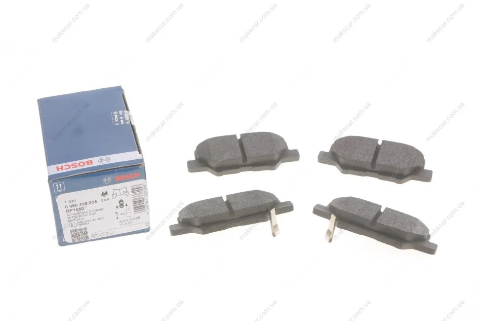 <strong>Колодки гальмівні дискові BOSCH 0 986 495 358 (фото 1)</strong>