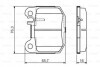 Тормозные колодки задн.(без датч.) DB W163 (ML-klasse) BOSCH 0986495440 (фото 1)