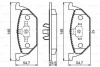 Купити Тормозные колодки перед. AUDI A2, A3 VW Bora,Golf IV SEAT SKODA BOSCH 0986495454 за низькою ціною в Україні (фото 1)