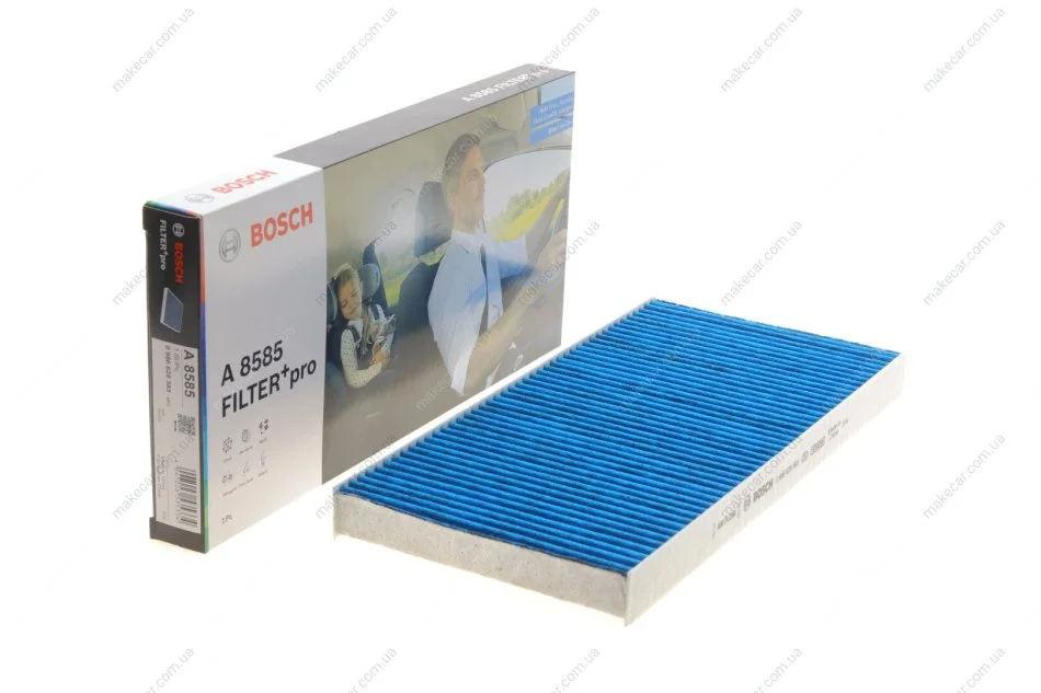 <strong>Фільтр салону антибактеріальний BOSCH 0986628585 (фото 1)</strong>