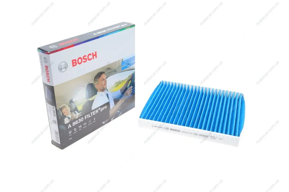 <strong>Фільтр салону антибактеріальний BOSCH 0986628630 (фото 1)</strong>