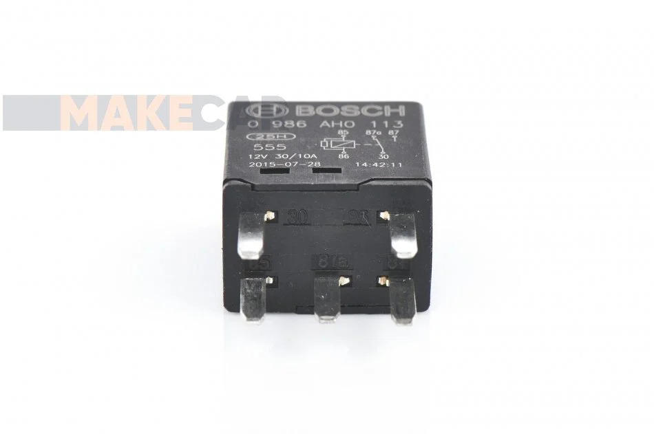 <strong>Реле багатофункціональне 12V, 30A, 5 пол. BOSCH 0986AH0113 (фото 1)</strong>