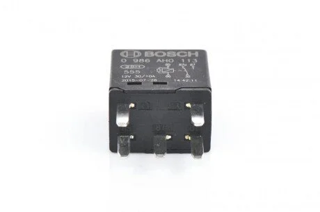 Реле багатофункціональне 12V, 30A, 5 пол. для BOSCH 0986AH0113 фото товару