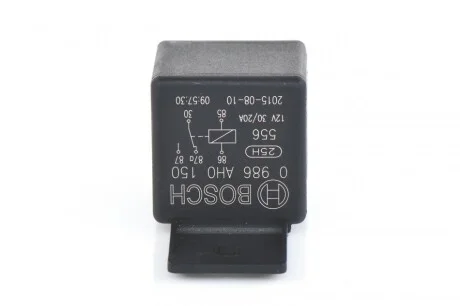 Реле універсальне (12В, 30А, кількість з\'єднань: 5) для BOSCH 0986AH0150 фото товару