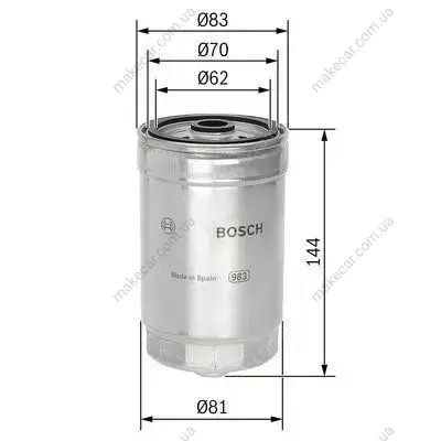<strong>Паливний фільтр BOSCH 1457434314 (фото 1)</strong>