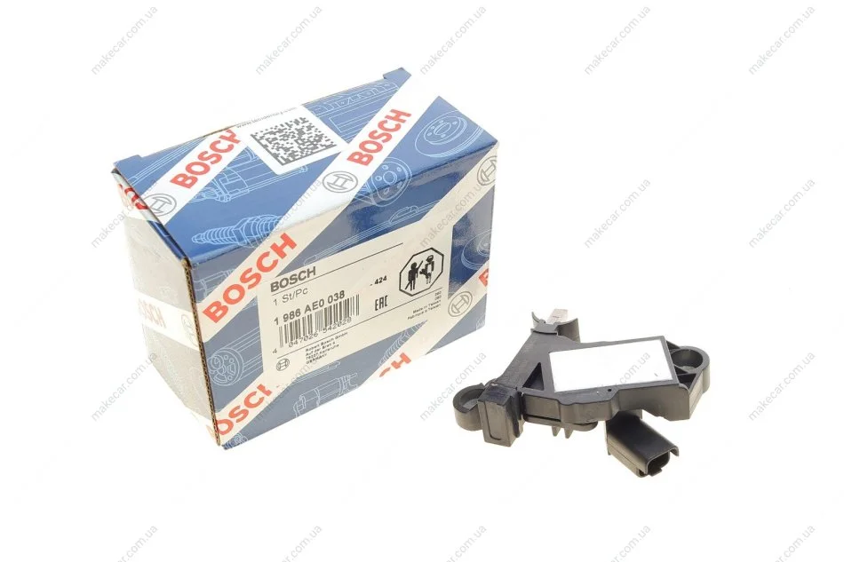 <strong>Регулятор напруги генератора BOSCH 1986AE0038 (фото 1)</strong>