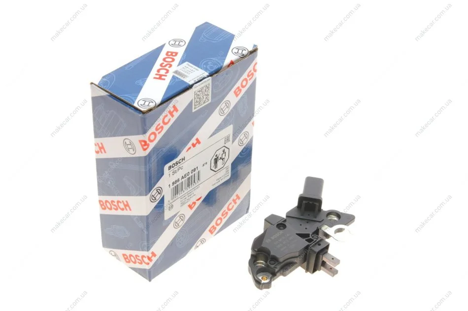 <strong>Регулятор напруги генератора BOSCH 1986AE0091 (фото 1)</strong>