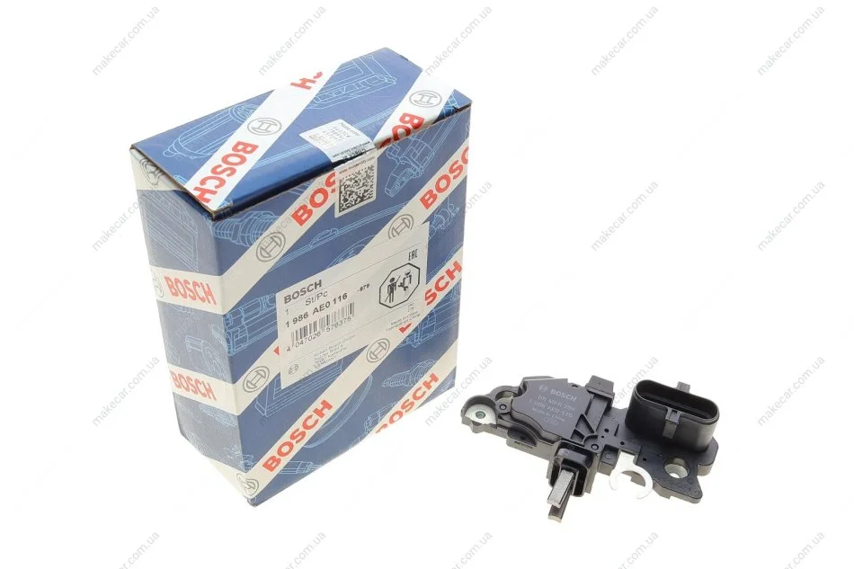<strong>Регулятор напруги генератора BOSCH 1986AE0116 (фото 1)</strong>