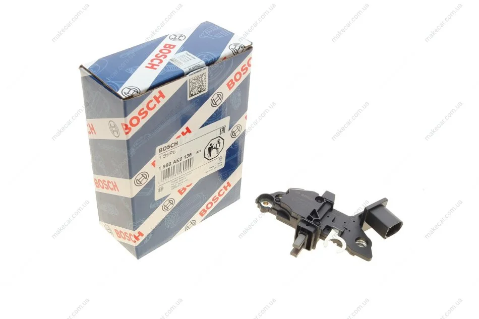<strong>Регулятор напруги генератора BOSCH 1986AE0136 (фото 1)</strong>