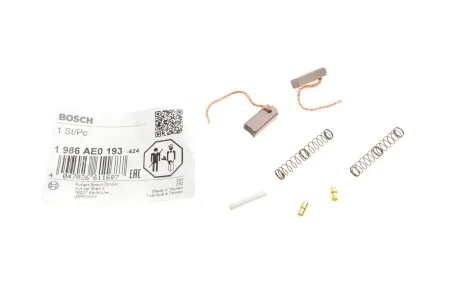 Щітка генератора для Lancia, Opel, Citroen, Alfa Romeo, Fiat BOSCH 1986AE0193 фото товару