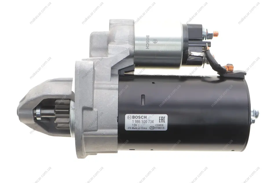 <strong>Стартер (12В, 2,5кВт, новий) CITROEN JUMPER II FIAT DUCATO PEUGEOT BOXER 2.3D-3.0D 12.01- BOSCH 1986S00734 (фото 1)</strong>