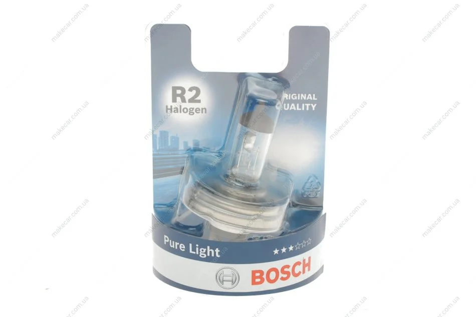 <strong>Лампочка Pure Light галоген R2 (12 В, 45/40 Вт, тип гнізда: P45T) BOSCH 1 987 301 021 (фото 1)</strong>