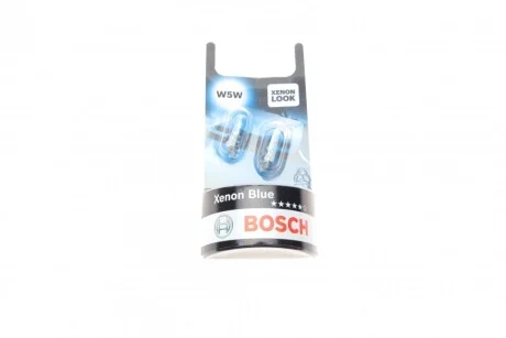 Автолампа (12V 5W W5W Xenon Blue блістер 2 шт) для BOSCH 1987301033 фото товару