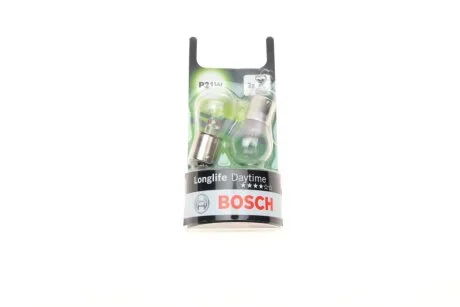 Лампа розжарювання P21W 12V 21W для Opel, Lada, Volkswagen, Ford, Renault BOSCH 1 987 301 050 фото товару