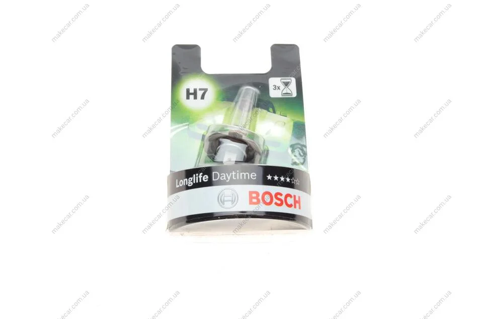 <strong>Лампа розжарювання H7 12V 55W PX26d daytime (blister) (вир-во Bosch) BOSCH 1987301057 (фото 1)</strong>