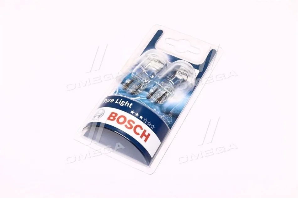 <strong>Лампа розжарювання W21/5W 12V W3x16q PURE LIGHT (blister 2шт) (вир-во Bosch) BOSCH 1987301079 (фото 1)</strong>