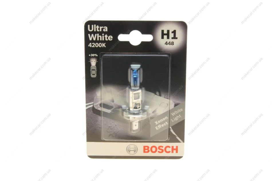 <strong>Лампа___ H1 Ultra White 4200K блістер - кратн. 20 шт BOSCH 1 987 301 088 (фото 1)</strong>