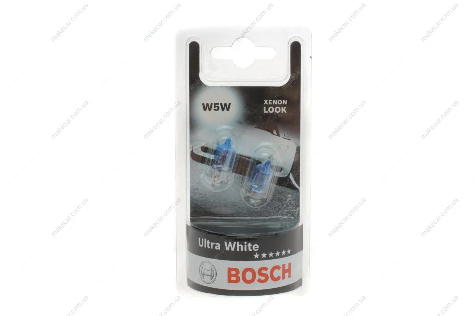 <strong>Лампочка W5W (12В, 5Вт, тип гнізда: W2,1X9,5D) BOSCH 1 987 301 098 (фото 1)</strong>