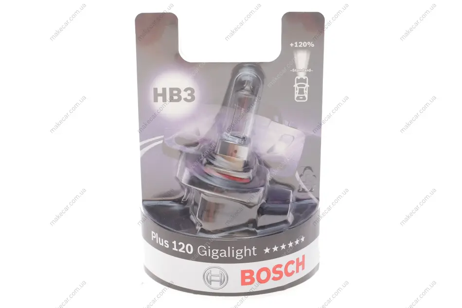 <strong>Лампочка HB3 (12В, 60Вт, тип гнізда: P20D) BOSCH 1987301131 (фото 1)</strong>