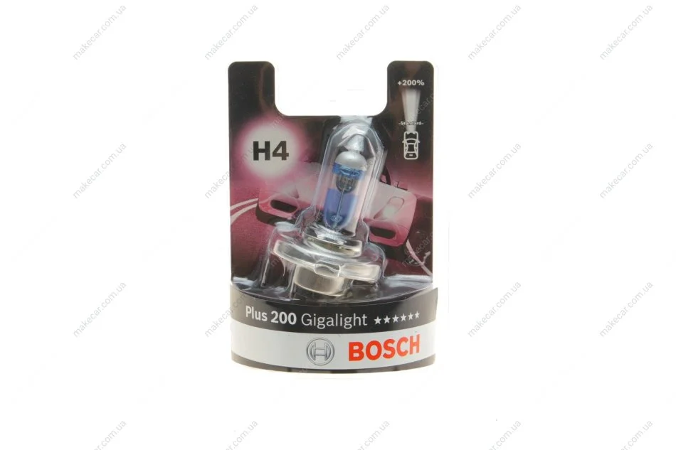 <strong>Лампочка H4 (60/55Вт, тип гнізда: P43T) BOSCH 1987301144 (фото 1)</strong>