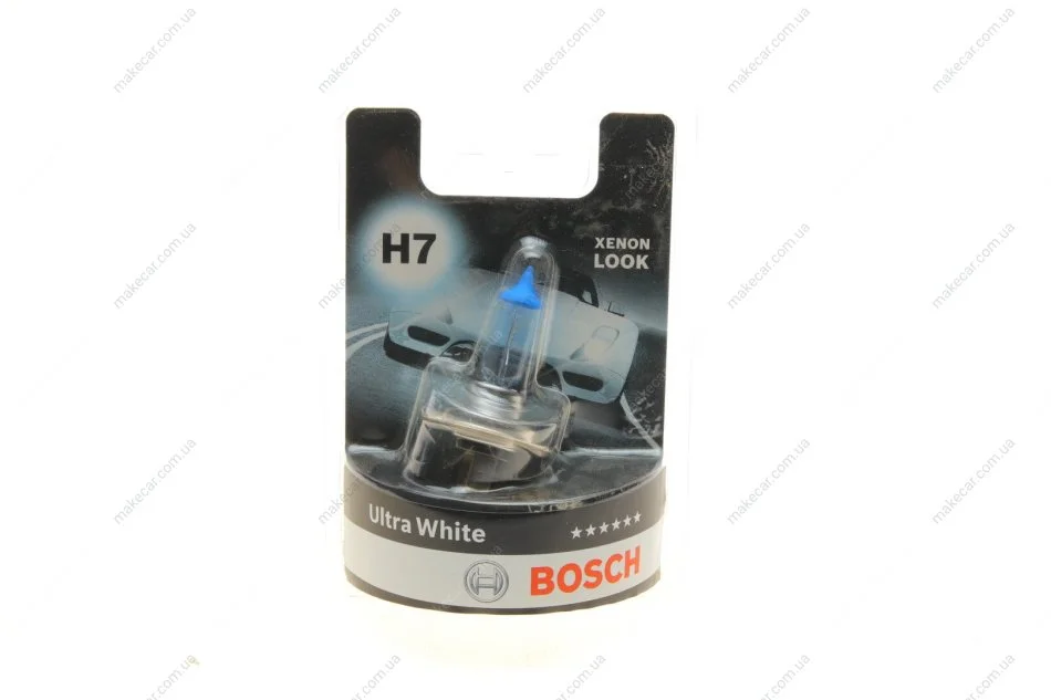 <strong>Лампа H7 Ultra White 4200K блістер - кратн. 20 шт BOSCH 1987301153 (фото 1)</strong>
