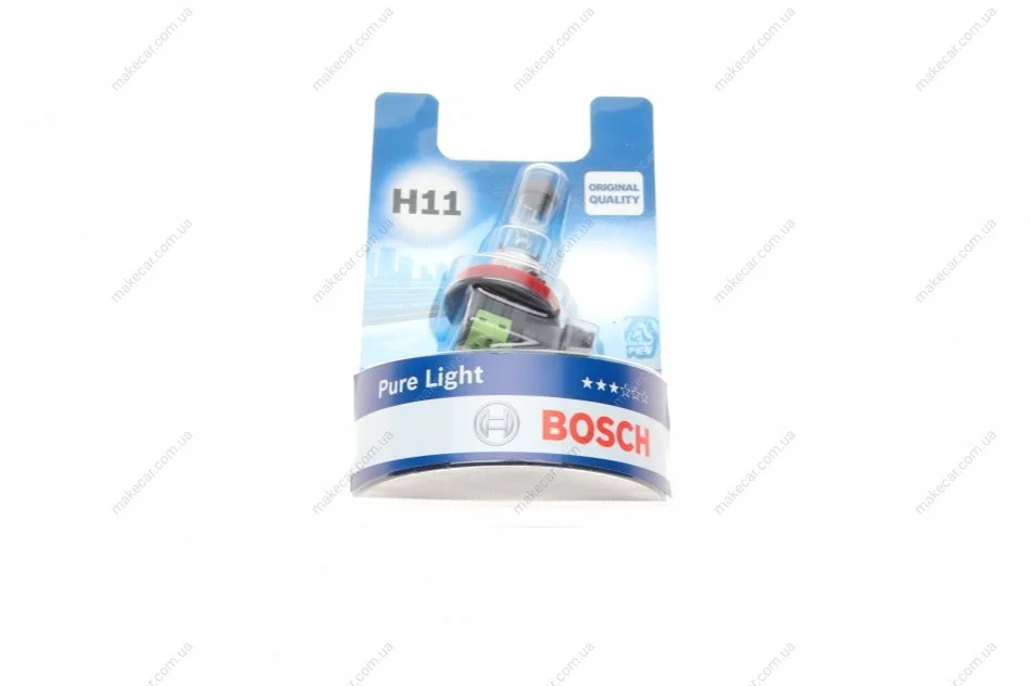 <strong>Автолампа (12V 55W H11 PURE LIGHT блістер) BOSCH 1987301339 (фото 1)</strong>