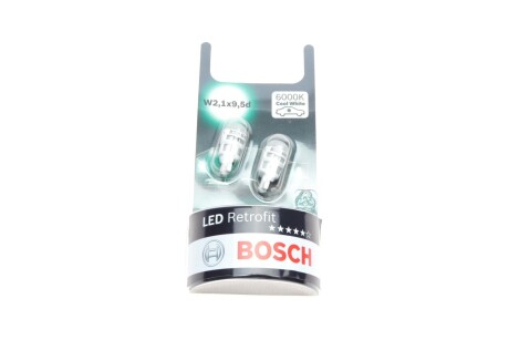 Лампа___ LED Retrofit W5W к-т 2 шт - кратн. 20 шт BOSCH 1987301505 фото товара