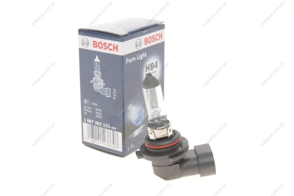 <strong>Лампа розжарювання, фара далекого світла BOSCH 1987302153 (фото 1)</strong>
