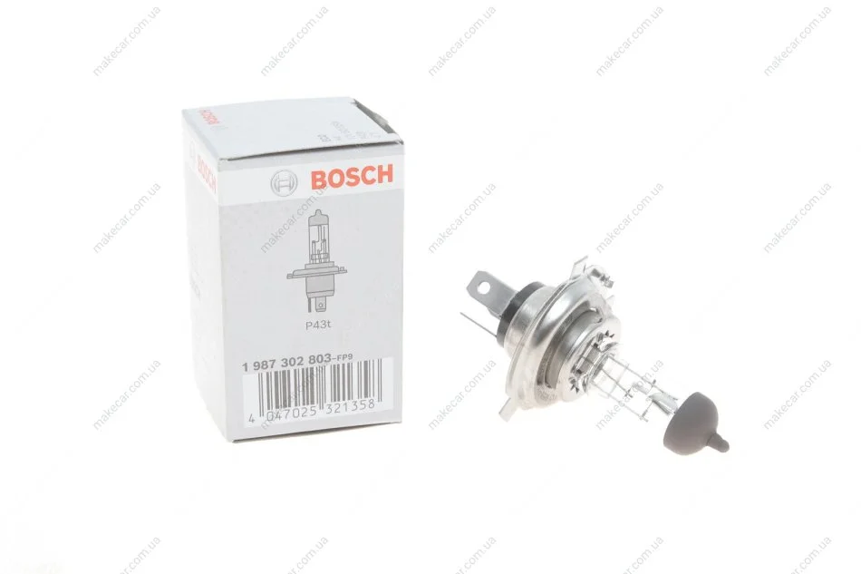 <strong>Лампа галоген. H4 12V 60/55W P43t ECO (вир-во Bosch) BOSCH 1987302803 (фото 1)</strong>