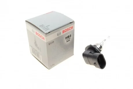 Лампа розжарювання HB3 12V 60W P20d ECO (вир-во) для Land Rover, KIA, Jeep, Opel, Lexus BOSCH 1987302807 фото товару
