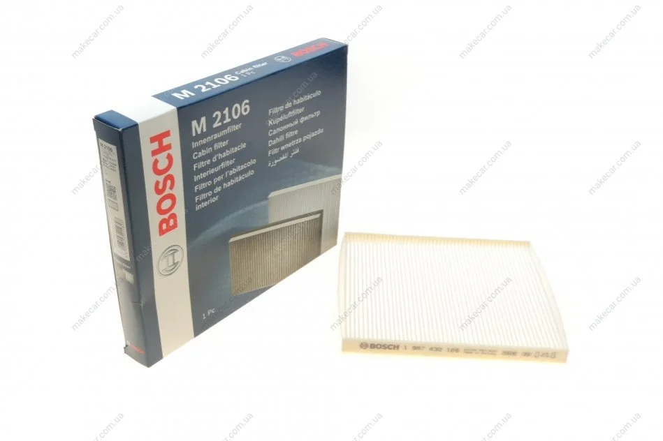 <strong>Фільтр салону BOSCH 1 987 432 106 (фото 1)</strong>