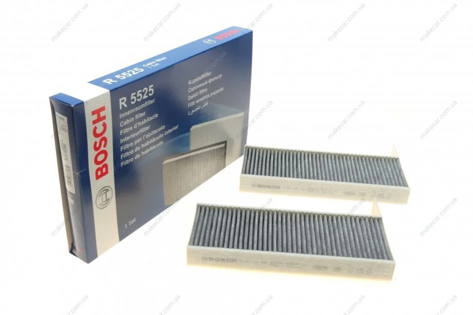 <strong>Фільтр салону вугільний BOSCH 1 987 435 525 (фото 1)</strong>