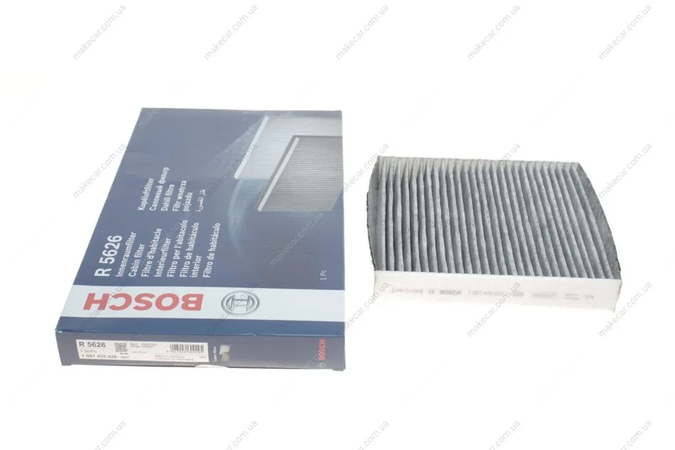 <strong>ФІЛЬТР САЛОНУ З АКТИВОВАНИМ ВУГІЛЛЯМ BOSCH 1 987 435 626 (фото 1)</strong>
